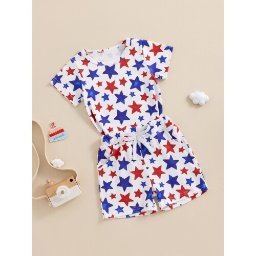 (6-12 Months, Multicolor) Σετ ρούχων για Ημέρα Μνήμης. 2