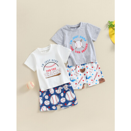 (18-24 Months, Gray) Σετ σορτς και μανίκι O 2