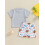 (6-12 Months, Gray) Σετ σορτς και μανίκι O 6