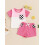 (18-24 Months, Pink) Καλοκαιρινή στολή για για νήπια 4