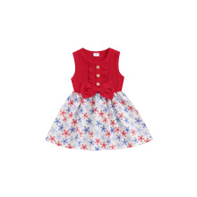 (3-4 Years, Red) Robe débardeur pour (4 juillet)