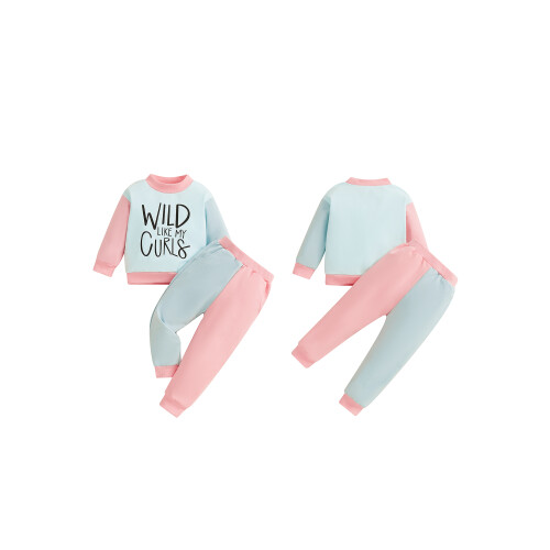 (2-3 Years, Pink) Éadaí Dath Codarsnachta 2 phíosa 2