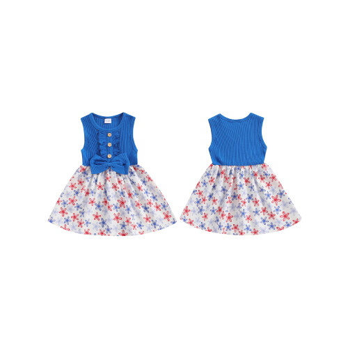 (4-5 Years, Blue) Robe débardeur pour (4 juillet) 1