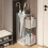 Metal Umbrellas Stand With Large Capacity-No side frame White 3