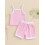 (18-24 Months, Pink) Καλοκαιρινό σετ 2 με λάστιχο. 4