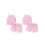 (6-12 Months, Pink) Καλοκαιρινό σετ 2 με λάστιχο. 2