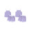 (6-12 Months, Purple) Καλοκαιρινό σετ 2 με λάστιχο. 2