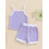 (6-12 Months, Purple) Καλοκαιρινό σετ 2 με λάστιχο. 5