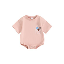 (12-18 Months, Light Pink) Combinaison décontractée bébé 4 juillet