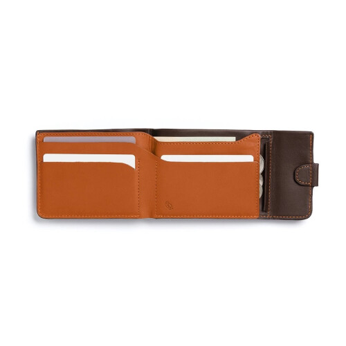 Bellroy Coin Fold Wallet LOW For US AUS Dollars Brown 1