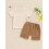 (0-6 Months, Beige) Καλοκαιρινά σετ σορτς με αγρόκτημα 6