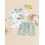 (12-18 Months, White) Σετ παιδικών ρούχων, 2 τεμάχια. 4
