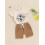 (6-12 Months, Khaki) Καλοκαιρινά σετ σορτς με αγρόκτημα 4
