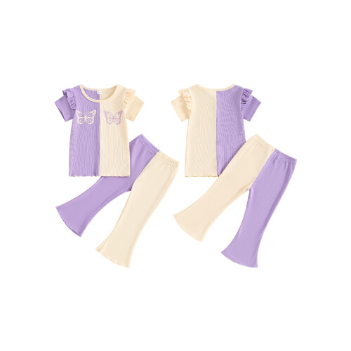 (3-4 Years, Colorful) Σετ παντελονιών για καλοκαιρινό outfit. 1