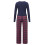 (S, Dark Blue) Γυναικείο Casual Ρούχο 2 Τεμαχίων 2