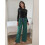 (S, Green) Γυναικείο Casual Ρούχο 2 Τεμαχίων 13