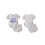 (3-6 Months, Gray) Set pantaloni scurți 2 piese. 2
