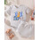 (3-6 Months, Gray) Set pantaloni scurți 2 piese. 3