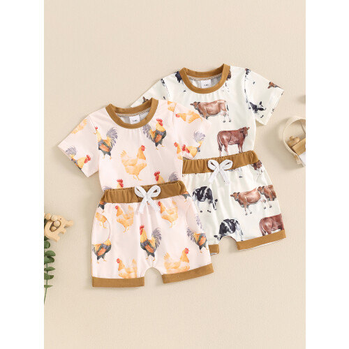 (18-24 Months, Yellow) Καλοκαιρινή στολή 2 με λαιμόκοψη 2