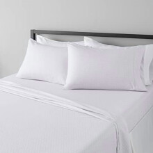 Leichtes, superweiches und komfortables 4-teiliges Mikrofaser-Bettwäscheset mit 35,5 cm tiefen Taschen, Queen-Size, graues Kreuzschraffurmuster,