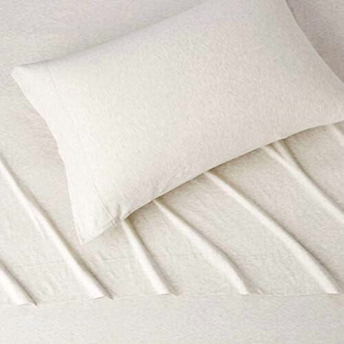 Ensemble de draps en jersey de coton pour lit complet 3 pièces 1
