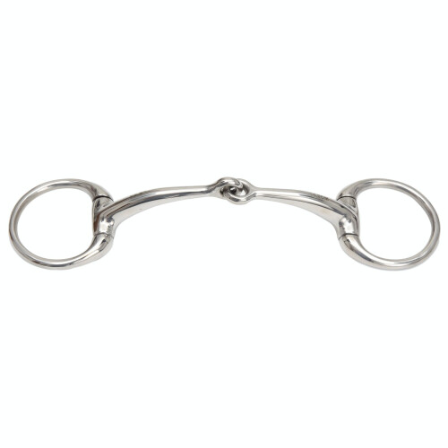 (5in, Silver) Shires Horse Eggbutt Snaffle Bit