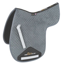 (15in - 16.5in, Grey) Performance Suede Horse Numnah