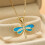 Collana da donna con libellula in lega antiruggine e resistente all'usura 4