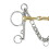Shires Brass Lozenge Horse Pelham Bit 3
