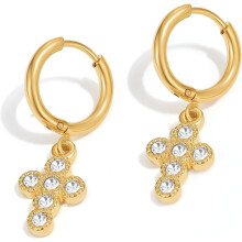 Pearl Stud Earrings for Women Gold Hypoallergenic 1 Pair