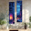 Lot de 2 tapisseries phosphorescentes à lumière noire 5