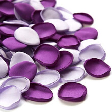 300 pétales de roses artificielles lilas violet pour allée de mariage, centres de table, confettis de fête – Convient pour une décoration de