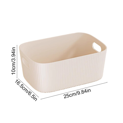 Multi-Size Storage Boxes forKitchen andLiving Room Plastic Organizing Bins forSnacks Utensils Household Items Stackable Design Easy Organization 2