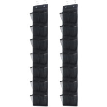 Organisateur de chaussures Ă suspendre Ă la porte avec 28 poches en filet
