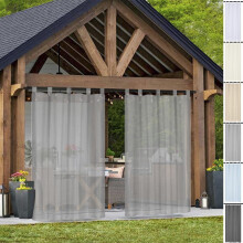 Cortina transparente impermeable para patio, porche o jardín, separador de ambientes, mosquitera para ventanas, decoración del hogar, panel