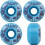 Τροχοί Skateboard Triclops Burst50mm95A Μπλε με Ρουλεμάν Bones Red 2