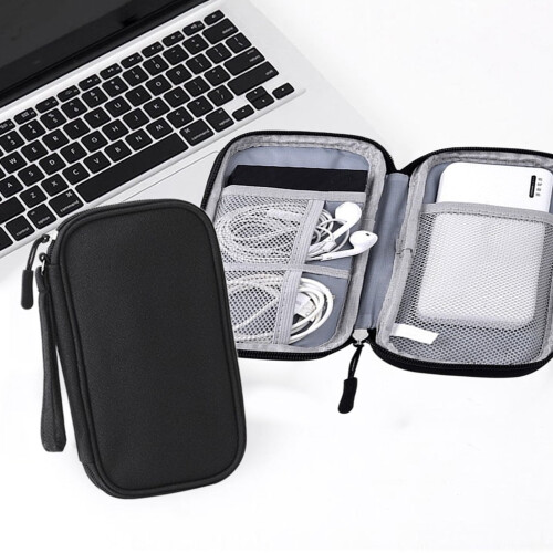 Ηλεκτρονική τσάντα οργάνωσης για Power Bank, καλώδια, φορτιστές, ποντίκι, ακουστικά – 2