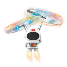 Speelgoedopruiming 2023! CWCWFHZH Astronaut-detectievliegtuig, gebarenherkenning, manoeuvreerhelikopter, robot, lichtgevend speelgoed, vliegend