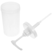 Kaffesirupdispenser til kaffebar, sirupoppbevaringsflaske, kaffepumpe til sirup, sauspumpe, siruppumpedispenser til kaffebar