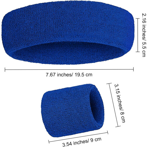 Σετ Αθλητικών Ζωνών Φόρμας Neon από Terry Cloth, 6 τεμάχια 2
