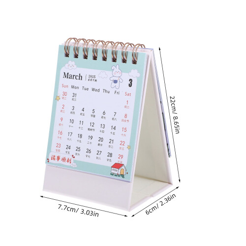 Ceas digital 2025 Calendar lunar Mini birou 1