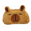 Federmäppchen mit Capybara-Motiv, Plüschtier-Schreibwarenetui, Stiftetasche, Federmäppchen Stil C 2