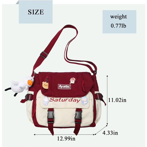 Χαριτωμένη τσάντα Messenger, τσάντες crossbody για γυναίκες, τσάντες Kawaii Messenger, πορτοφόλια 2