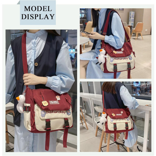 Χαριτωμένη τσάντα Messenger, τσάντες crossbody για γυναίκες, τσάντες Kawaii Messenger, πορτοφόλια 1