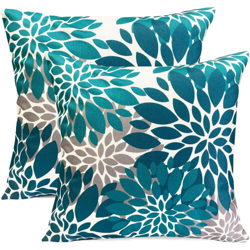 Svarta prickiga linneörngott 45x45 cm 2-pack