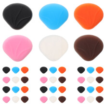 60 pezzi di ganci auricolari in silicone per occhiali, impugnature anti-usura, cuscinetti comodi che non irritano le orecchie, accessori per il