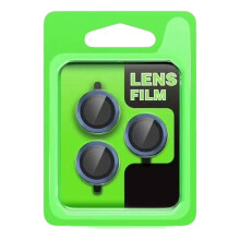 Phone Lens Protector for 17 Pro Max - Tempered Glass Screen Cover with Metal Individual Ring for 17 Pro and 17 Pro Max