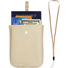 Blocking Travel Bra Wallet, Hidden Money Pouch with Adjustable Elastic Strap, Ideal Secret Pocket Protect Your Passport Credit Cards Valuables