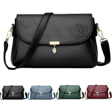 Dámska crossbody kabelka z PU kože s viacerými priehradkami
