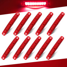 10 ks 9LED boční obrysová světla 12-24V přívěs nákladní automobil přední a zadní obrysová světla 3,9" výstražné světlo pro